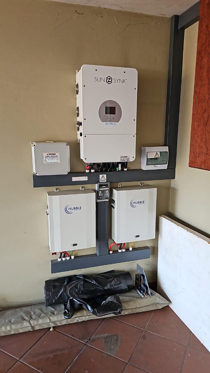 Inverter and battery equipment installed in a utility room